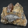 Pyrite, tennantite, calcite