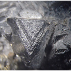 Close-up of sphalerite crystal