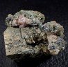 Pyrite, rhodochrosite, bertrandite