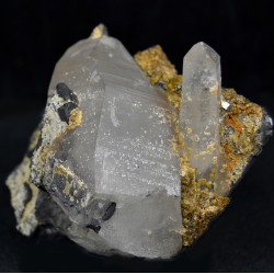 Wolframite, quartz