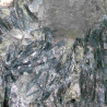 Close-up of fluoro-leakeite crystals