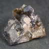Wolframite, quartz