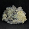 Quartz, fluorapatite, fluorite