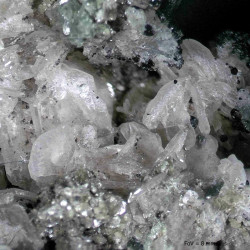 Quartz, fluorapatite, fluorite
